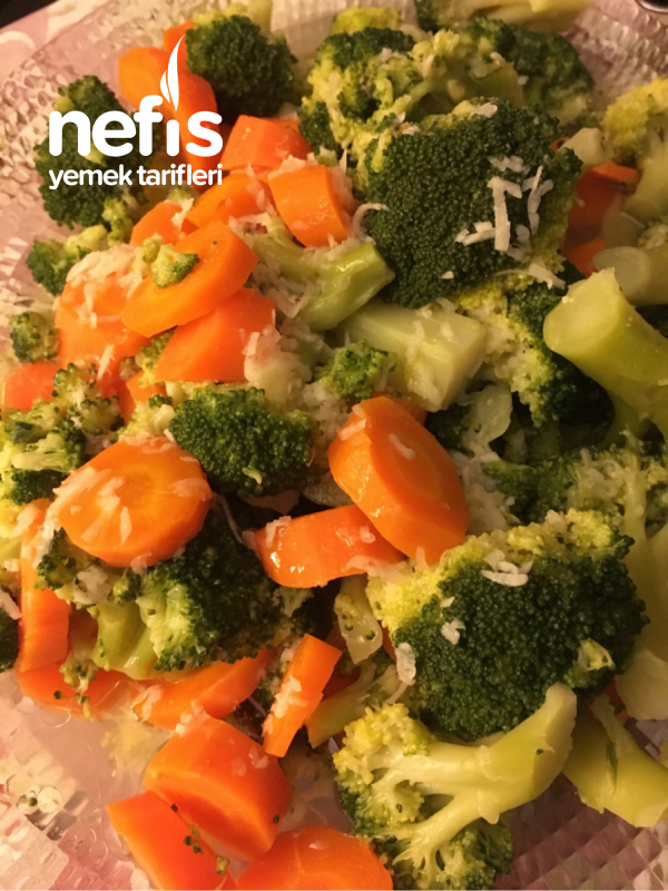 Zeytinyağlı Sarımsaklı Brokoli Havuç