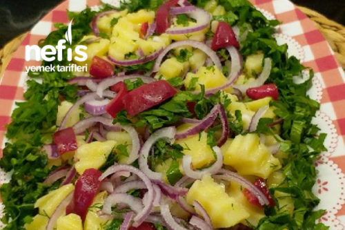 Süper Lezzetli Patates Salatası Tarifi