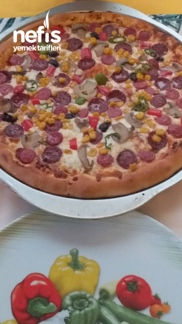 Bol Malzemeli Pizza(tam Ölçü)