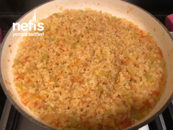 Sebzeli Bulgur Pilavı (tane Tane)