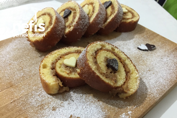Elmalı Rulo Kek Nefis Yemek Tarifleri 5215529