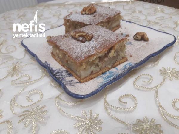 Bisküvili Elmalı Kek ( Dışı Çıtır İçi Yumuşacık ) Nefis Yemek Tarifleri