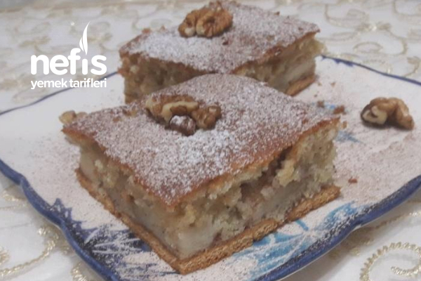 Bisküvili Elmalı Kek ( Dışı Çıtır İçi Yumuşacık ) Nefis Yemek Tarifleri