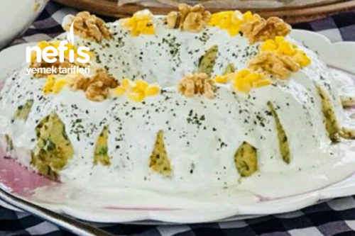 Kek Kalıbında Muhteşem Patates Salatası Nefis Yemek Tarifleri