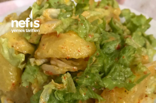 Hardal Soslu Patates Salatası Tarifi