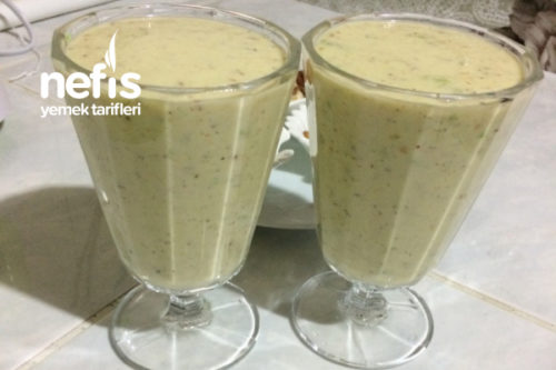 Muzlu Kivili Elmalı ( Smoothie ) Tarifi