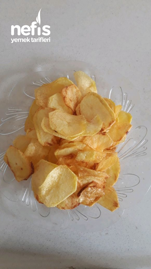 Ev Yapımı Patates Cips Dip Sos İle
