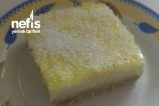 Limonlu İrmik Tatlısı (Cheese Kek Görünümlü) Tarifi