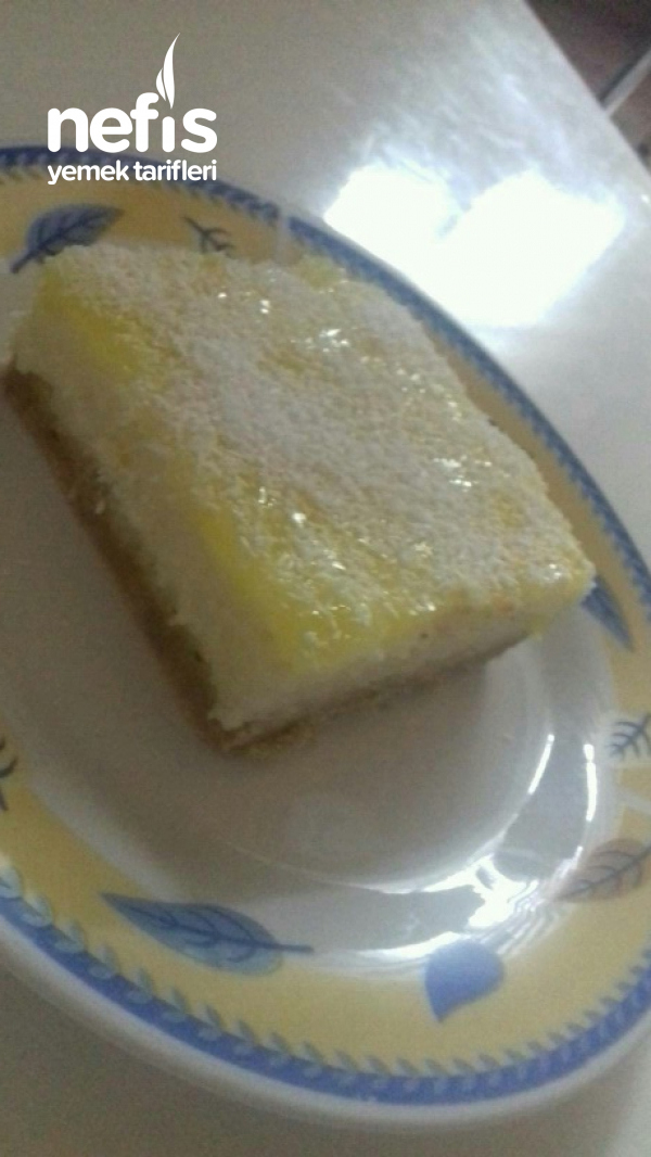 Limonlu İrmik Tatlısı ( Cheese Kek Görünümlü)