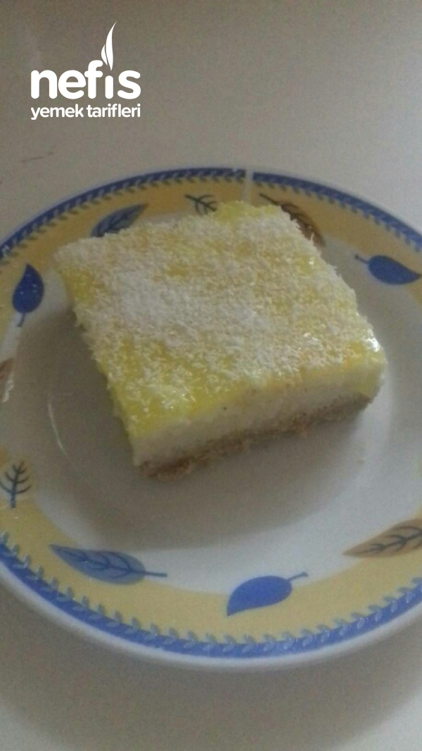 Limonlu İrmik Tatlısı ( Cheese Kek Görünümlü)