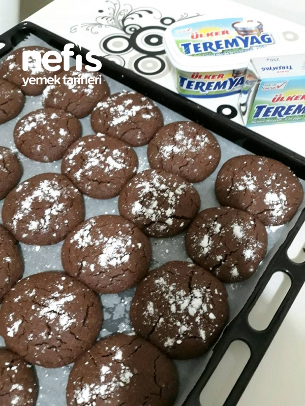 Teremyağlı Kakaolu Cookies Kurabiye Nefis Yemek Tarifleri