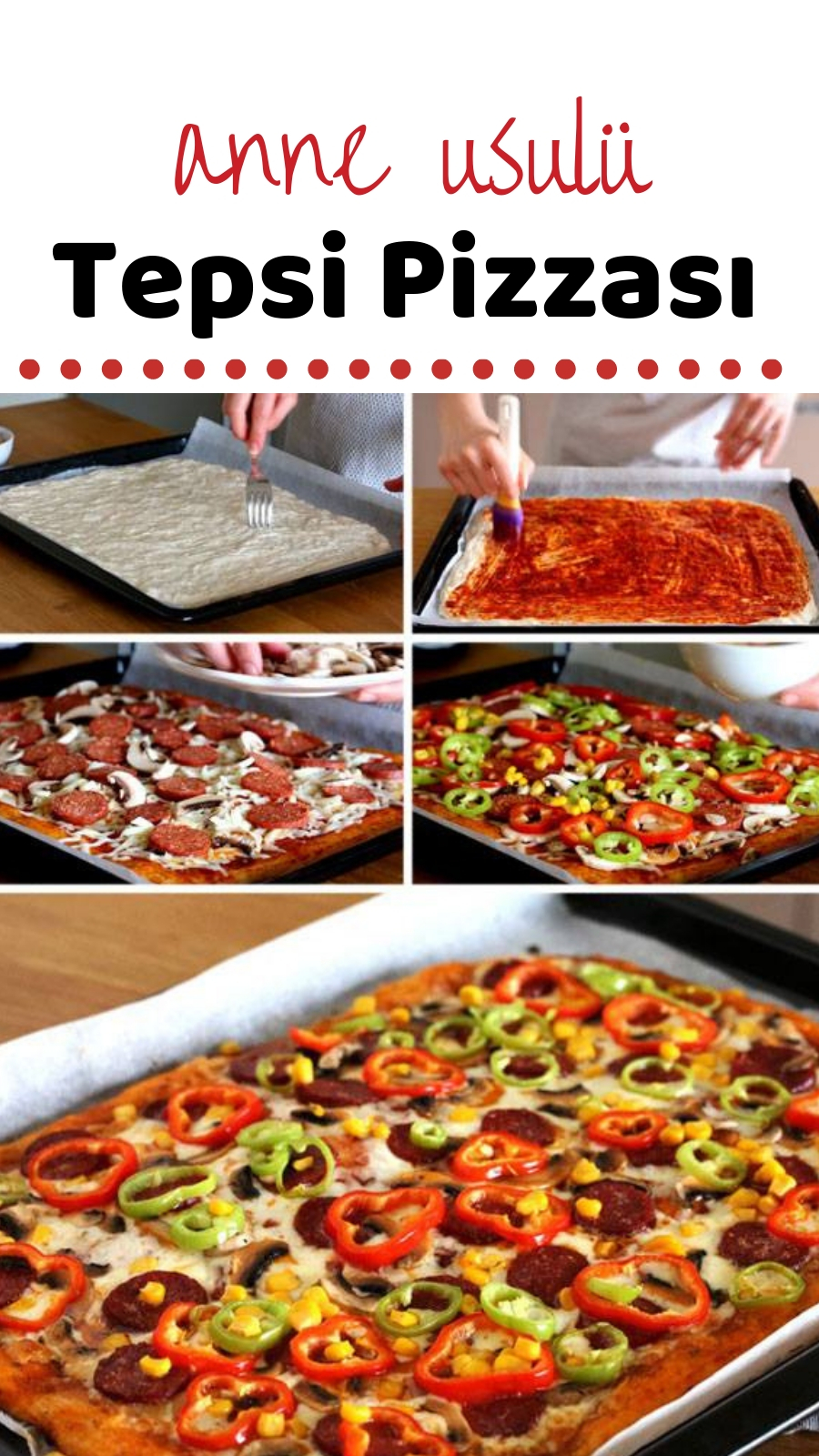 Hazır Ekmek Hamurundan Pratik Pizza Yapılışı Videosu Hazır Ekmek Hamurundan Pratik Pizza Yapılışı Videosu
