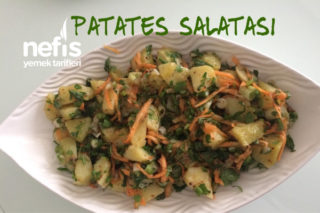 Tok Tutan Şipşak Patates Salatası ( 5 dakikada ) Tarifi