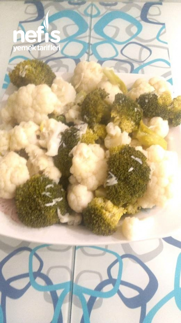 Brokoli Ve Karnabahar Salatası