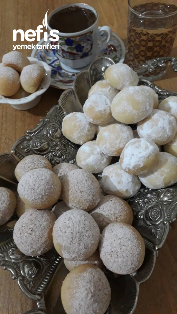 Teremyağlı Lokmalık (Kahve Yanı) Kurabiyeler Nefis Yemek Tarifleri