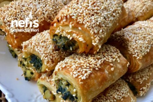 Teremyağlı Ispanaklı Çıtır Börek Tarifi