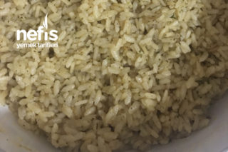Teremyağlı Baharatlı Pirinç Pilavı Tarifi