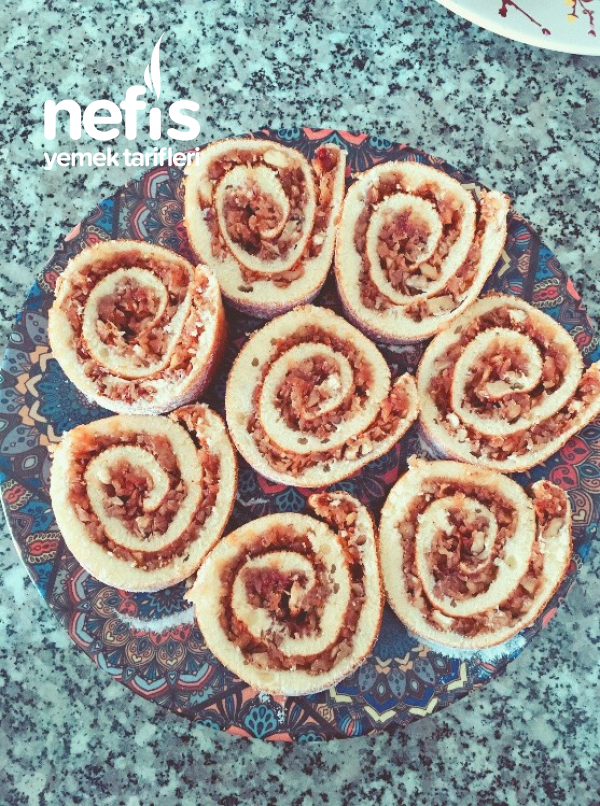 Elmalı Rulo Pasta Nefis Yemek Tarifleri 5325649