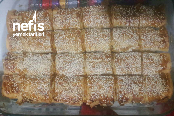 Teremyağlı Baklava Yufkasından Patatesli Çıtır Börek