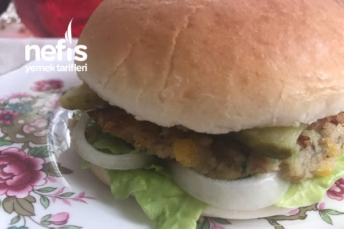 Çocuklara Balığı Sevdirecek Burger Tarifi