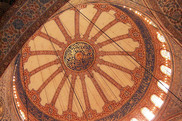 sultan ahmet camii içi