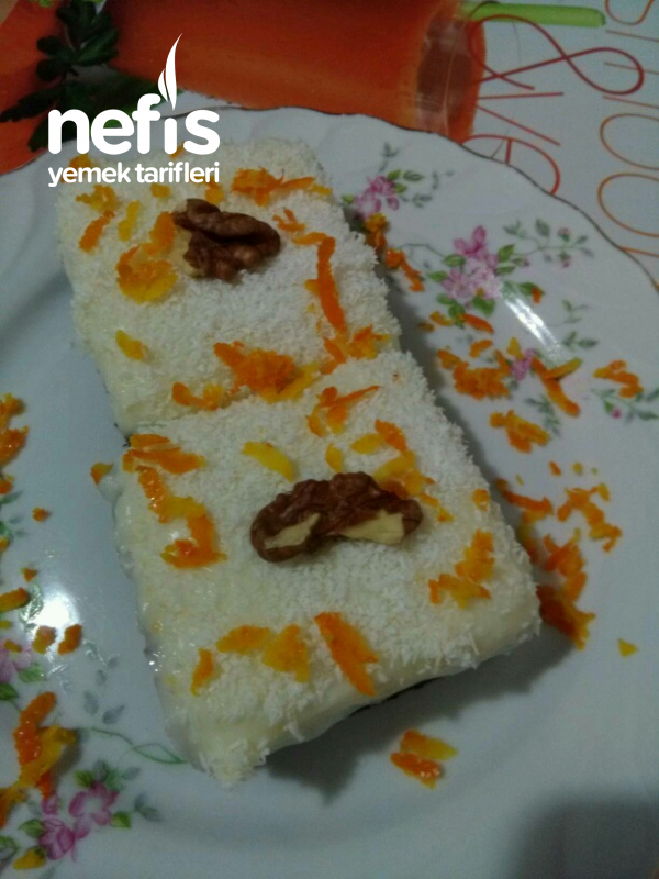 Kakaolu Muhallebili Islak Kek (Portakal Suyu İle Islatılmış) Haydi