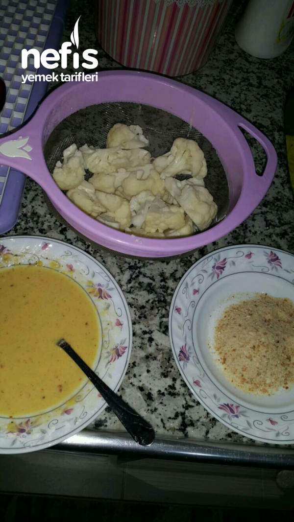 Çıtır Karnabahar Kızartması - Nefis Yemek Tarifleri - #5375320
