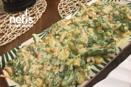 Yoğurtlu Brokoli Salatası Tarifi Yoğurtlu Brokoli Salatası Tarifi