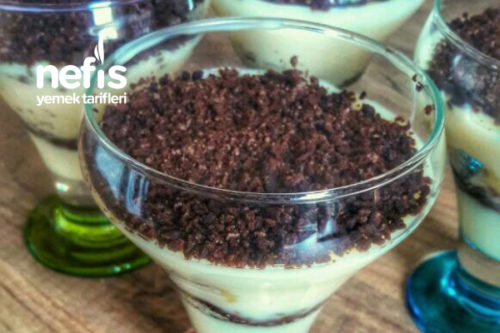 Muzlu Bisküvili Puding Tarifi Muzlu Bisküvili Puding Tarifi
