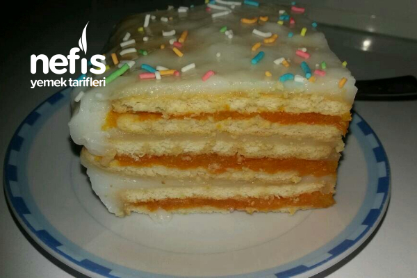 Bisküvili Balkabaklı Pasta Nefis Yemek Tarifleri 5393685