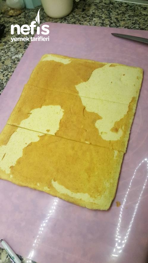 Elsalı Dikey Rulo Pasta Nefis Yemek Tarifleri