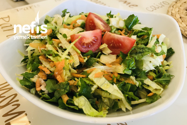 Kış Salatası (Sarımsak Soslu)