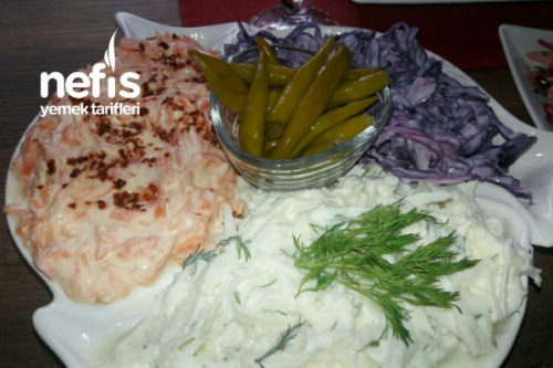 Rengarenk Meze (Yoğurtlu) Tarifi Rengarenk Meze (Yoğurtlu) Tarifi