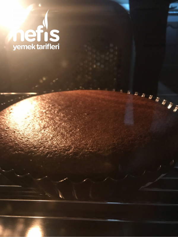 Tart Kalıbında Muhallebili Kek ( Denemeyen Pişman Olur ) Nefis Yemek