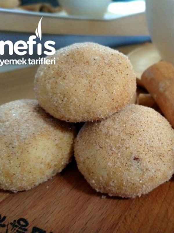Az Malzemeli Tarçınlı Kurabiye Nefis Yemek Tarifleri