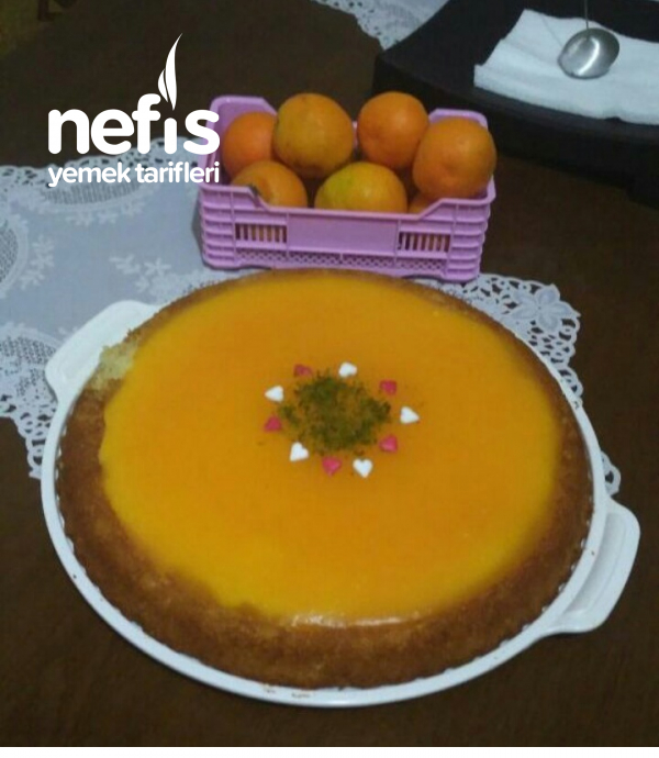 Muhallebili Portakallı Tart Nefis Yemek Tarifleri