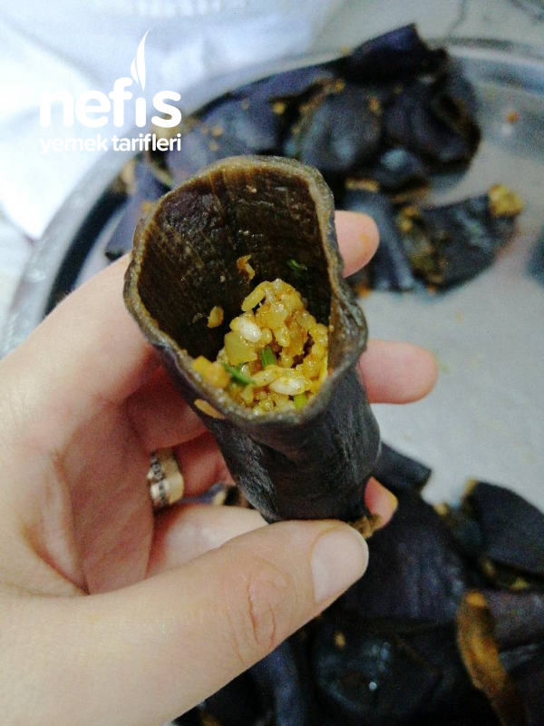 Kuru Patlıcan Dolması