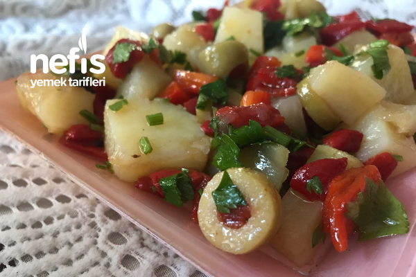 Zeytinli Patates Salatası