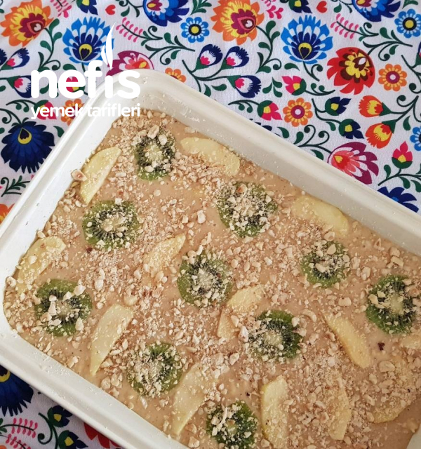 Elmalı Kivili Portakallı Kek Nefis Yemek Tarifleri