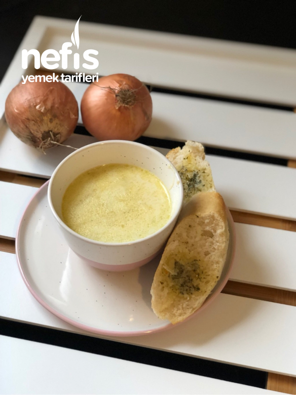 Kremalı Nefis Soğan Çorbası – Resimli Anlatım