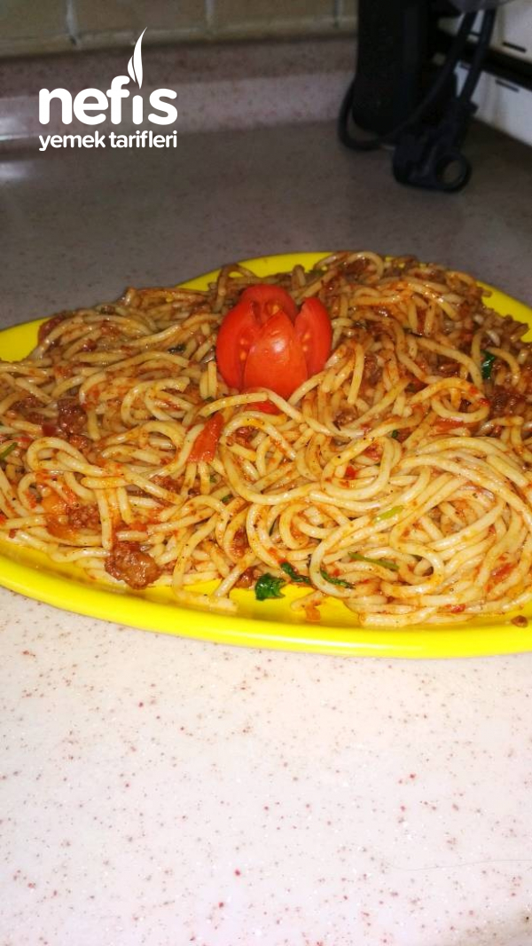 Nefis Kıymalı Spagetti