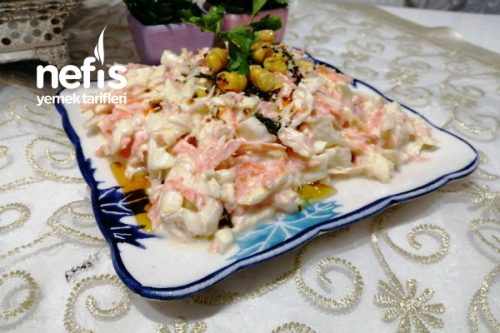 Beyaz Lahana Salatası (Muhteşem Lezzet) Tarifi