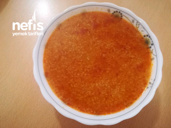 Naneli bulgur çorbası