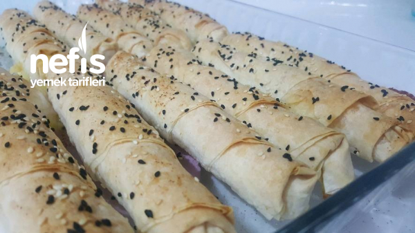 Patatesli, Kaşarlı Çıtır Börek (hazır Yufkadan)