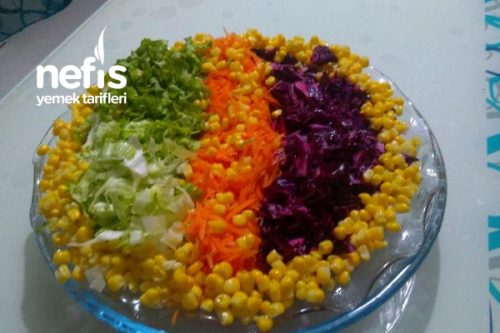 Renkli Kış Salatası Tarifi