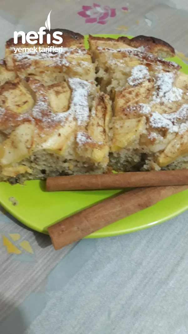 Elma Dilimli Kek Nefis Yemek Tarifleri 5528217
