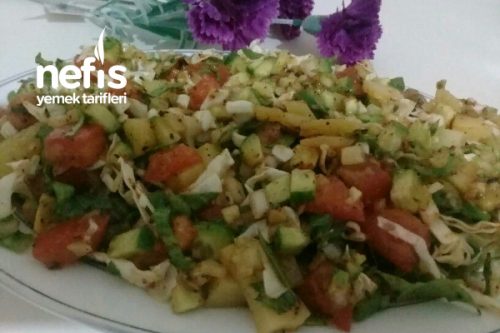 Sebzeli Patates Salatası Tarifi
