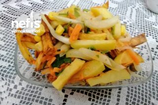 Patates Kızartması Salatası Tarifi