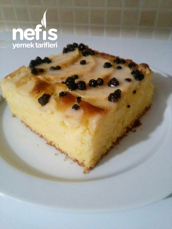 Soslu Elmalı Kek Nefis Yemek Tarifleri 5537857