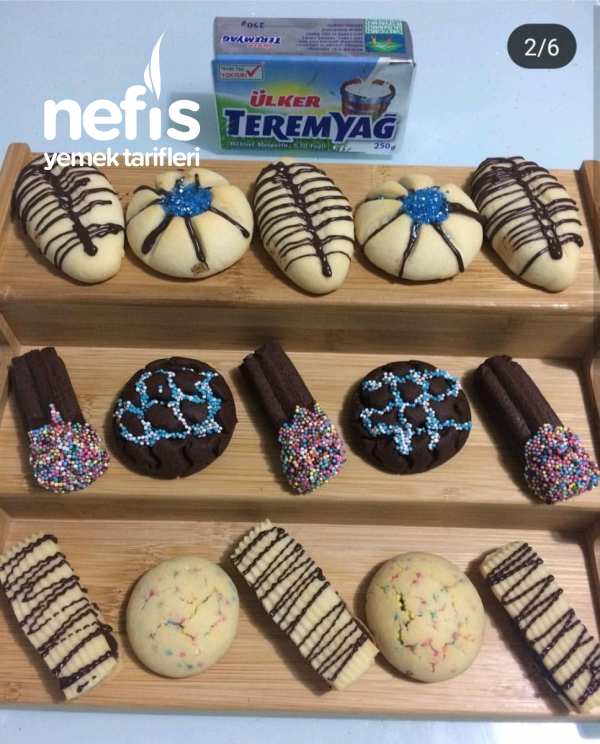Teremyağlı Karışık Kurabiye Nefis Yemek Tarifleri 5561095